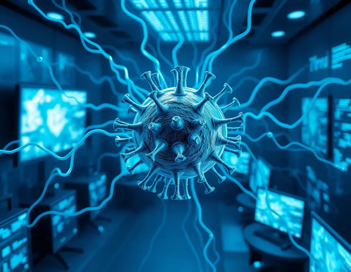 A team of cybersecurity experts analyzing the cybersecurity threat